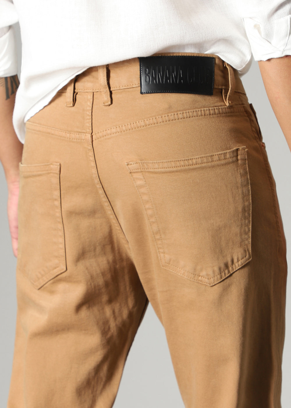 Brown Carrot Fit Denim