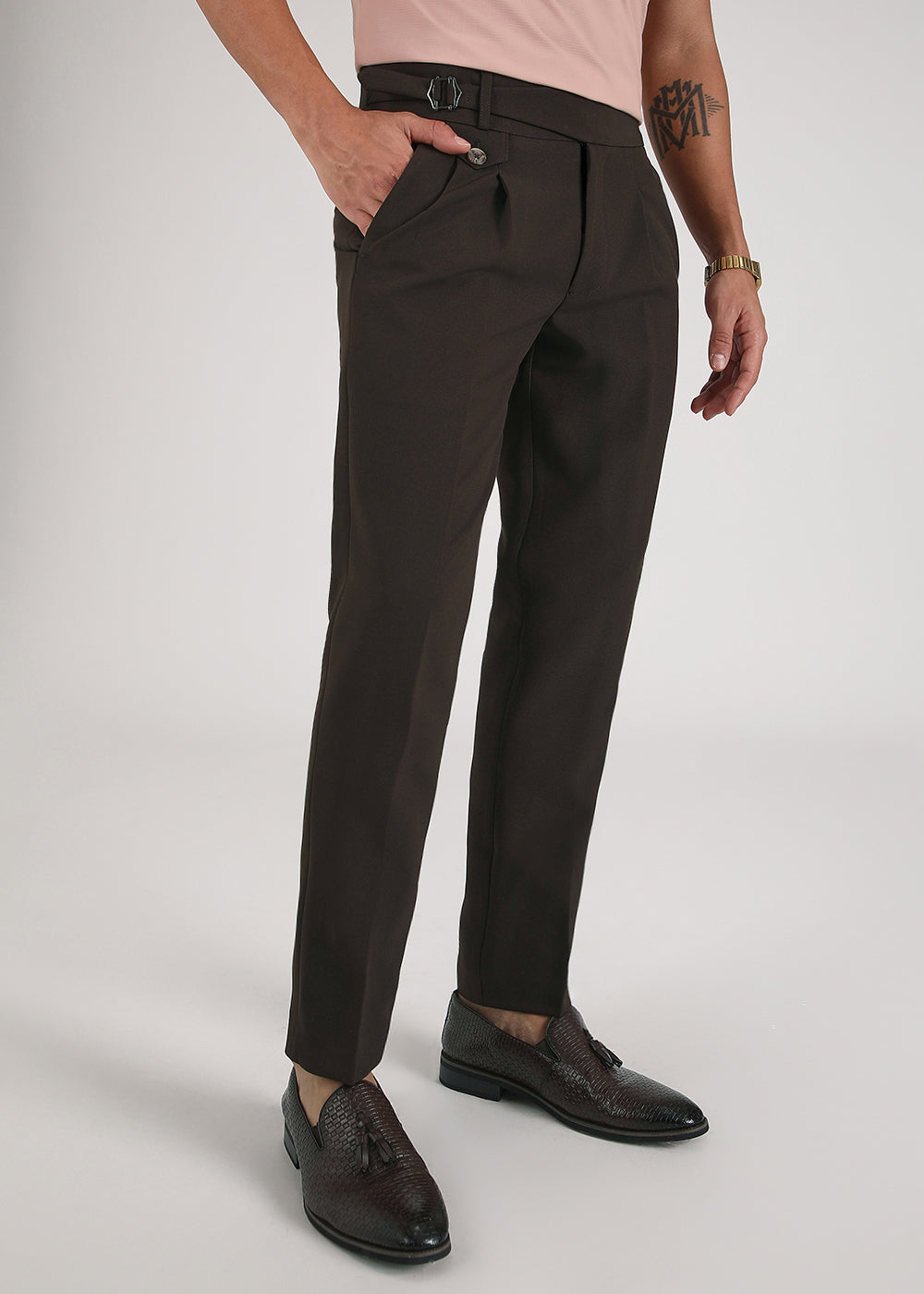 Cloudy Brown Gurkha Pant