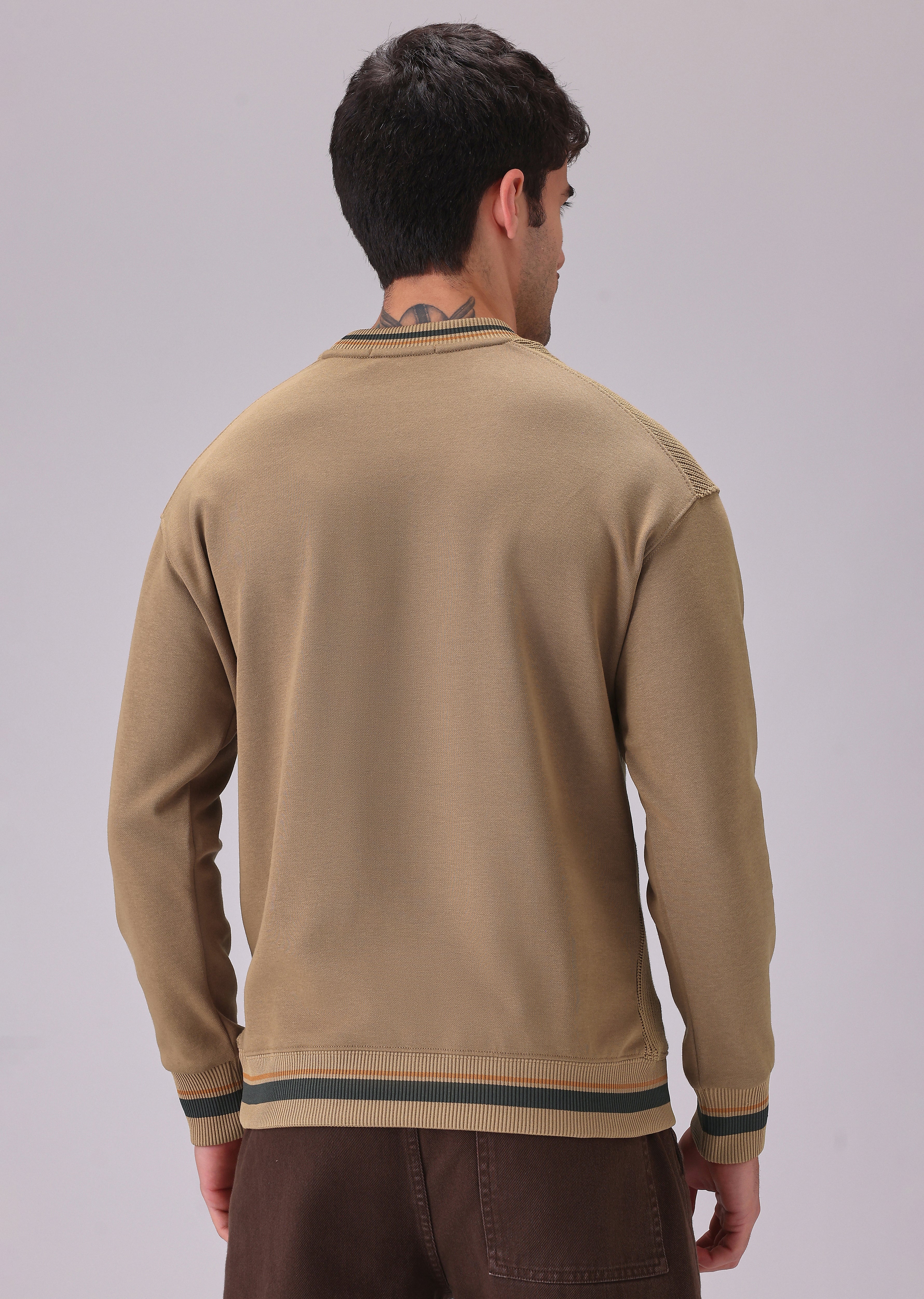 Brown Knitted Pullover