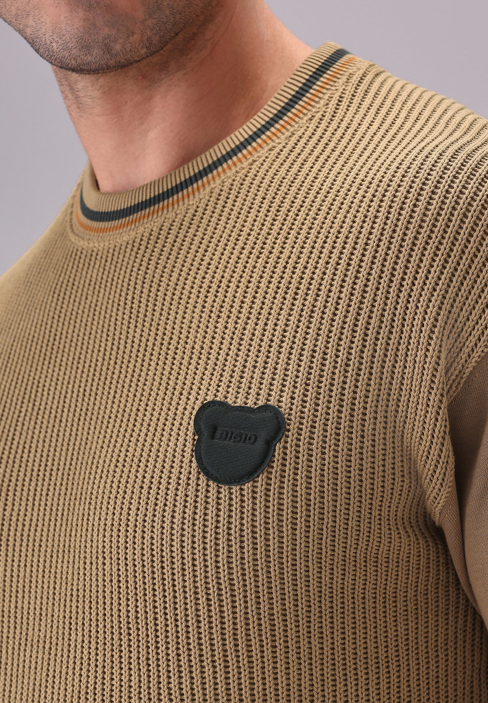 Brown Knitted Pullover