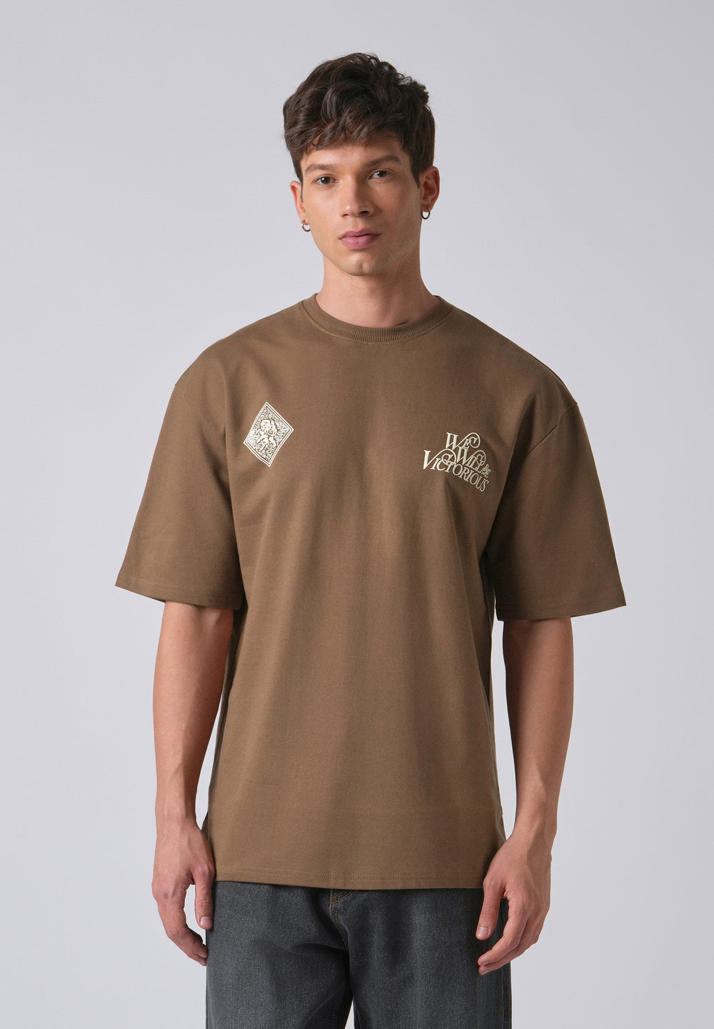 Brown Oversized T-shirt