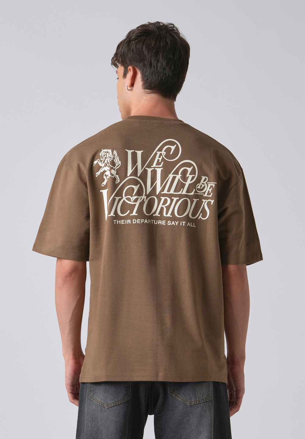 Brown Oversized T-shirt