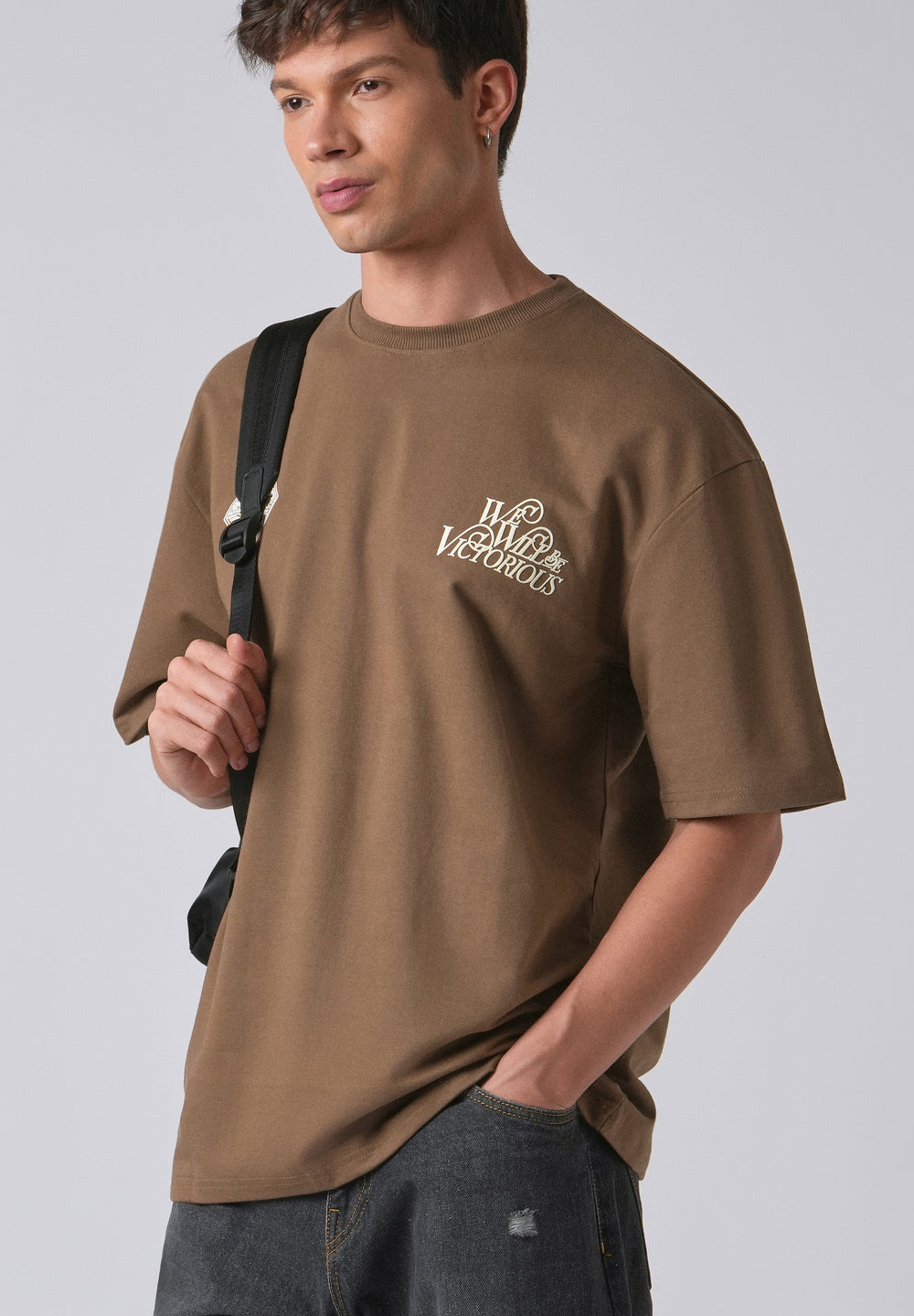 Brown Oversized T-shirt