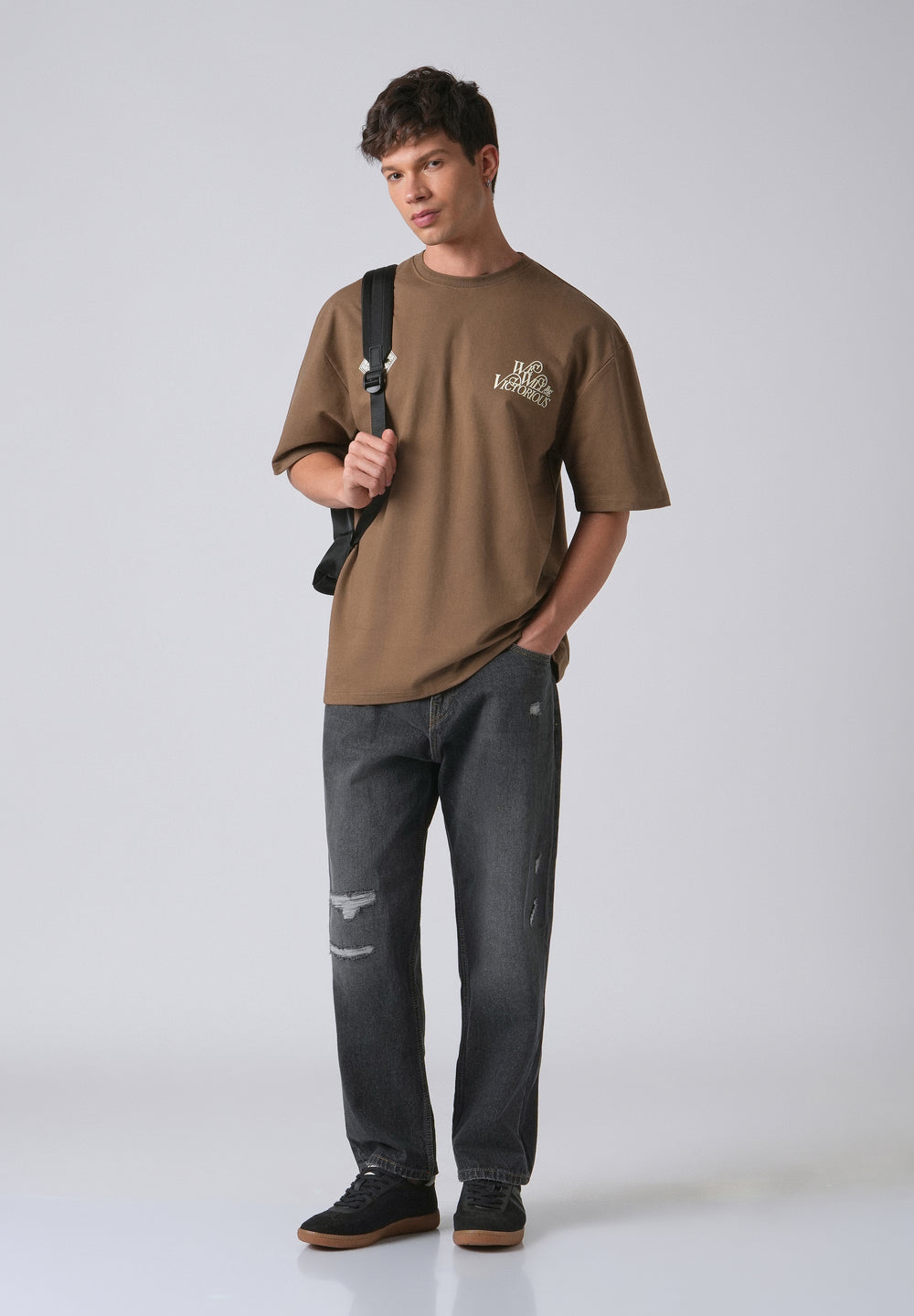 Brown Oversized T-shirt