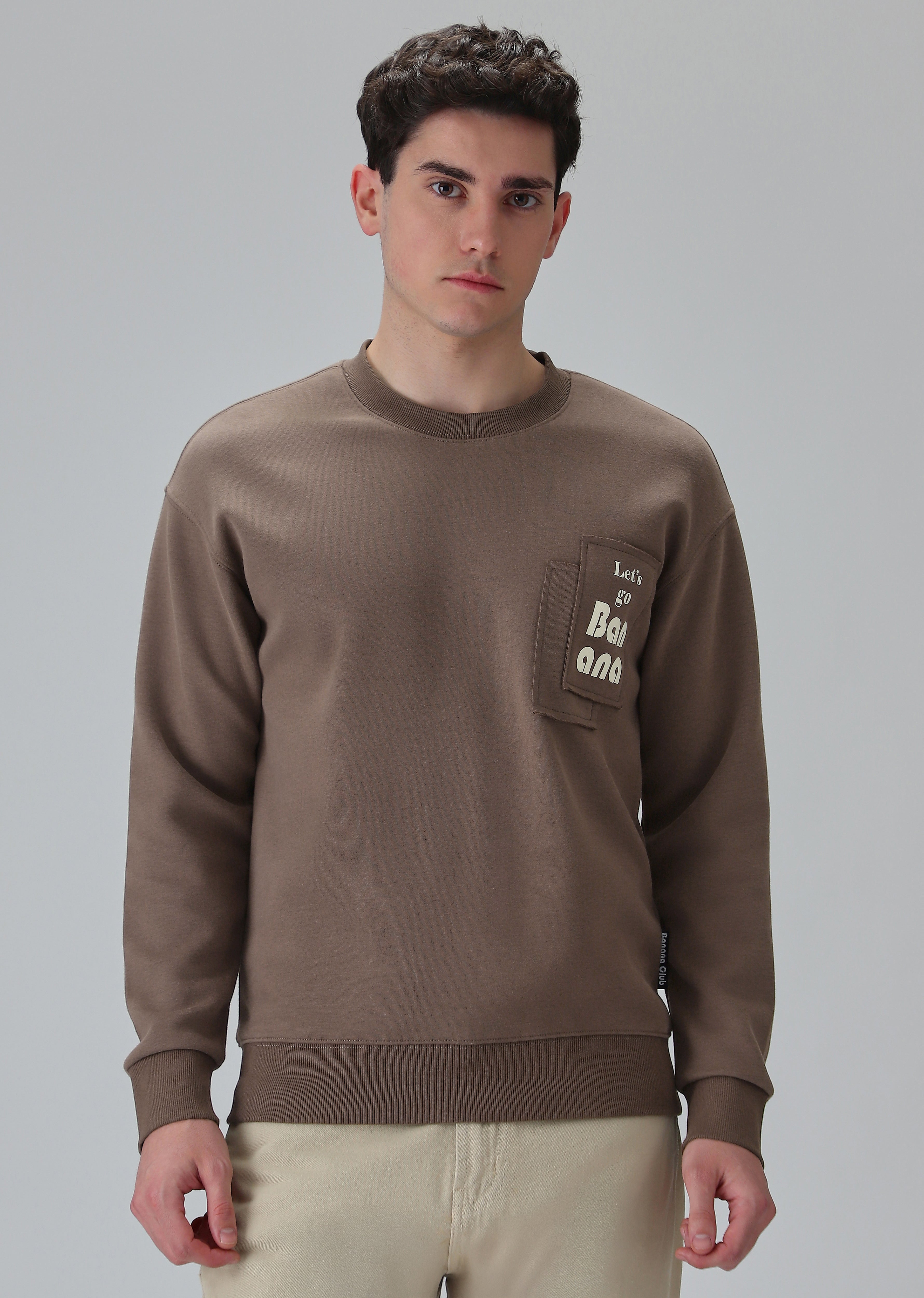 Brown Patch Sweatshirt