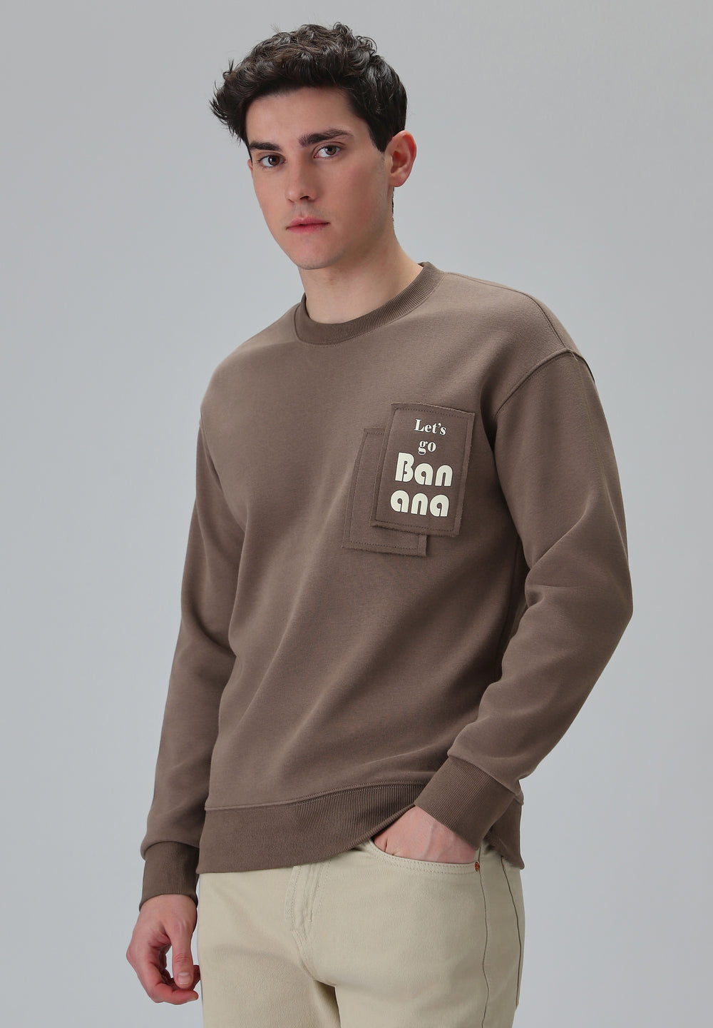 Brown Patch Sweatshirt