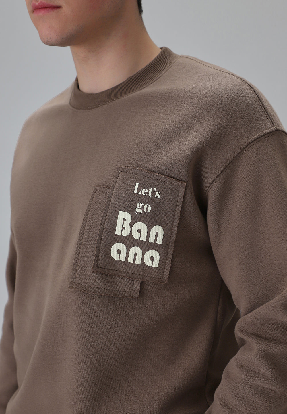 Brown Patch Sweatshirt