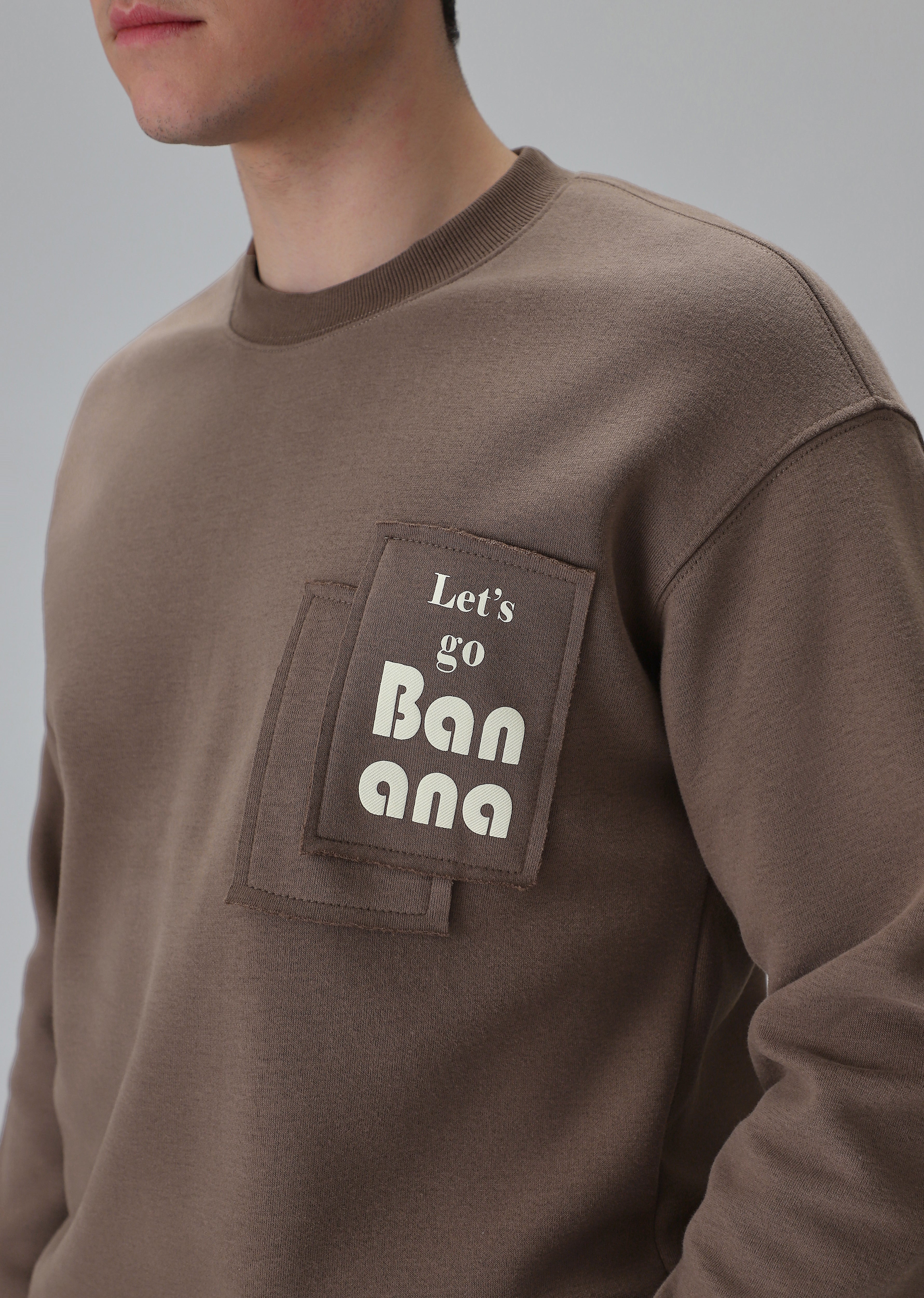 Brown Patch Sweatshirt