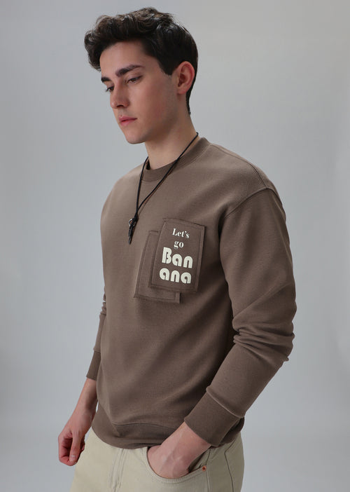 Brown Patch Sweatshirt