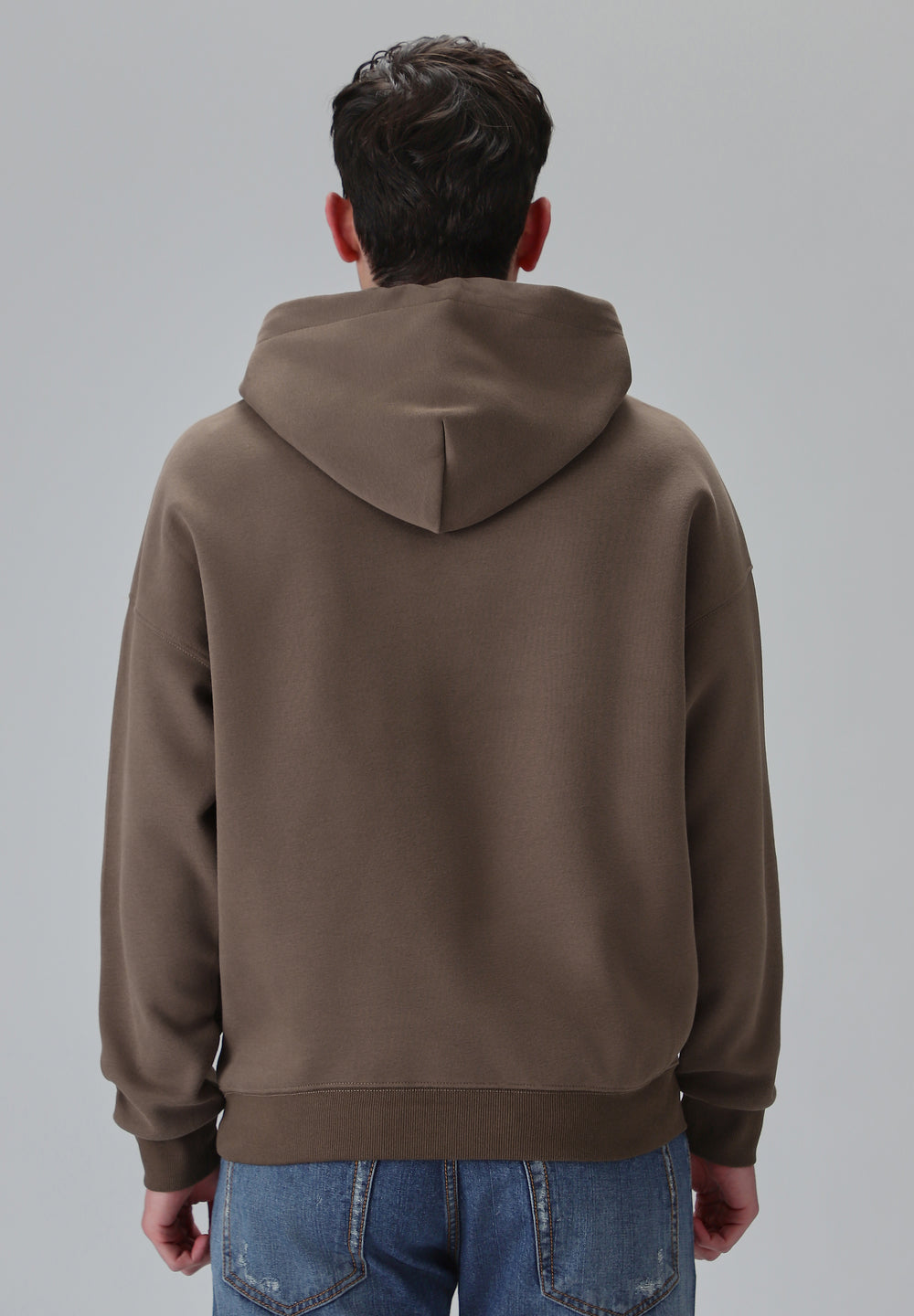 Brown Relaxed Fit Hoodie
