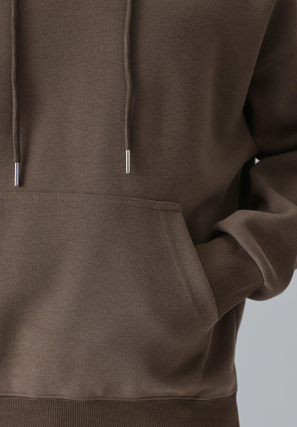 Brown Relaxed Fit Hoodie