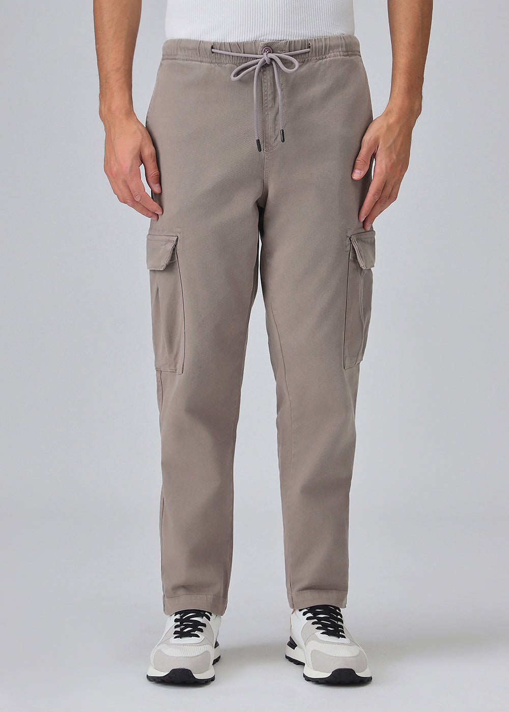 Brown Twill Cargo Pant