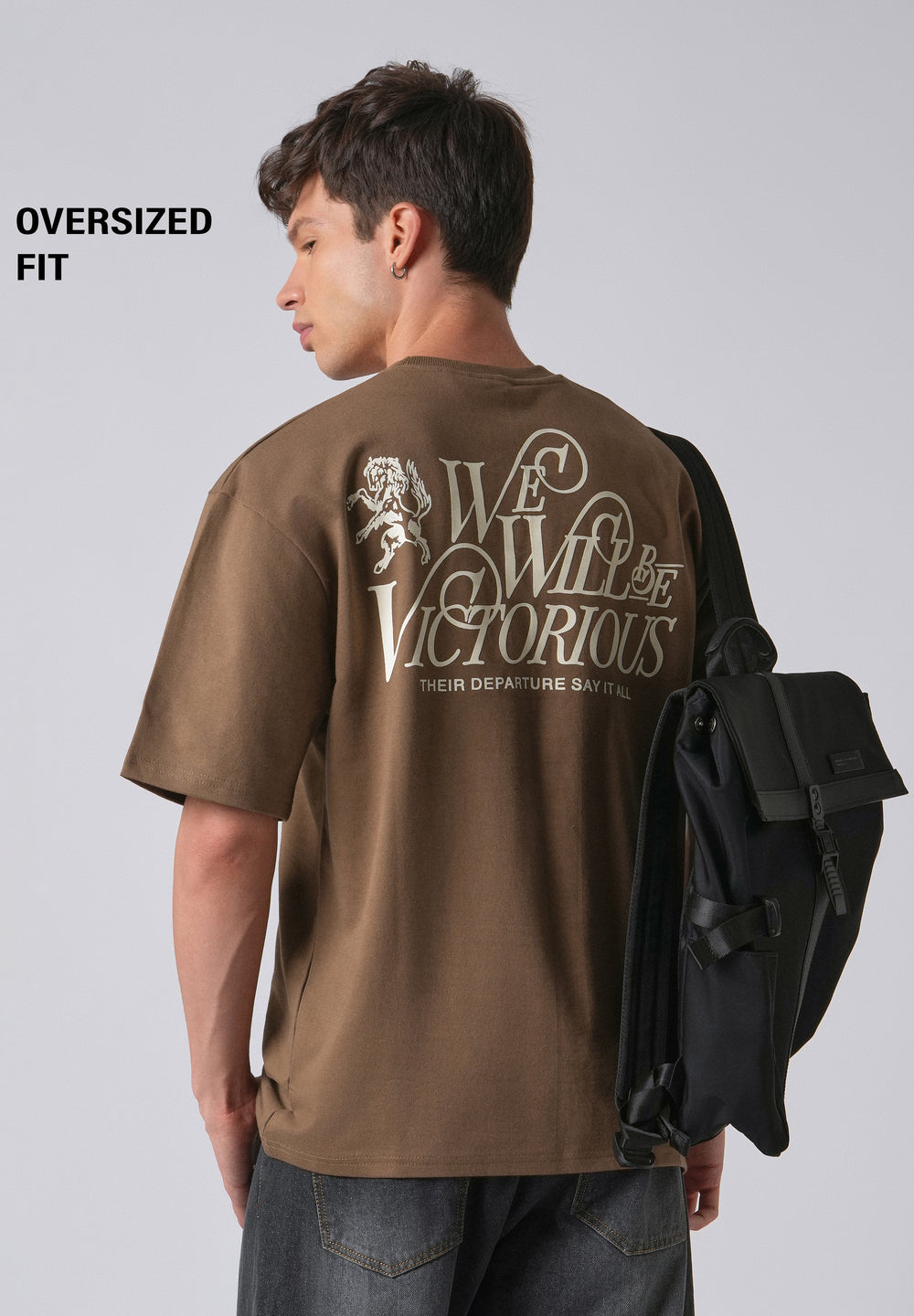 Brown Oversized T-shirt