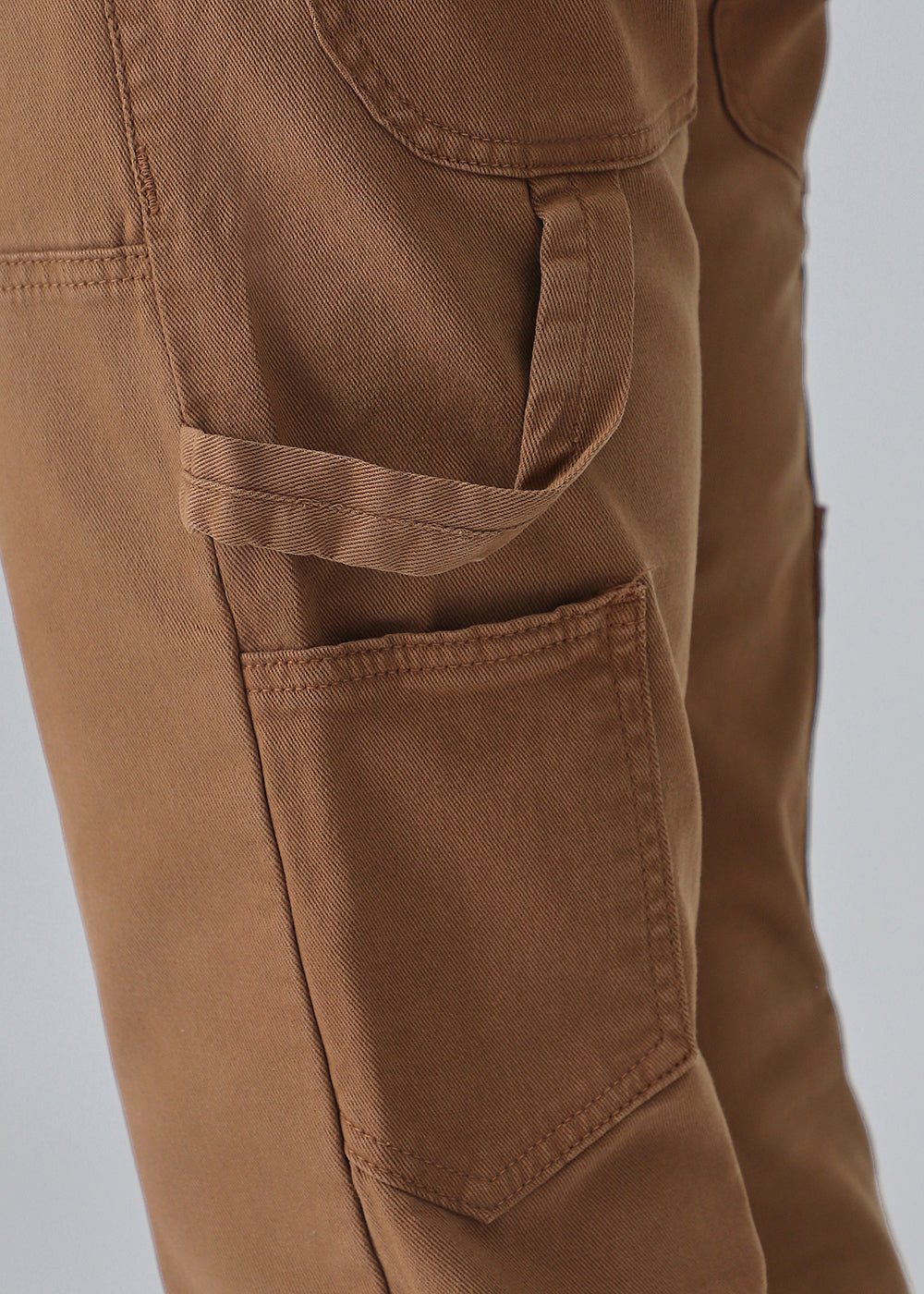 Brown cargo denim