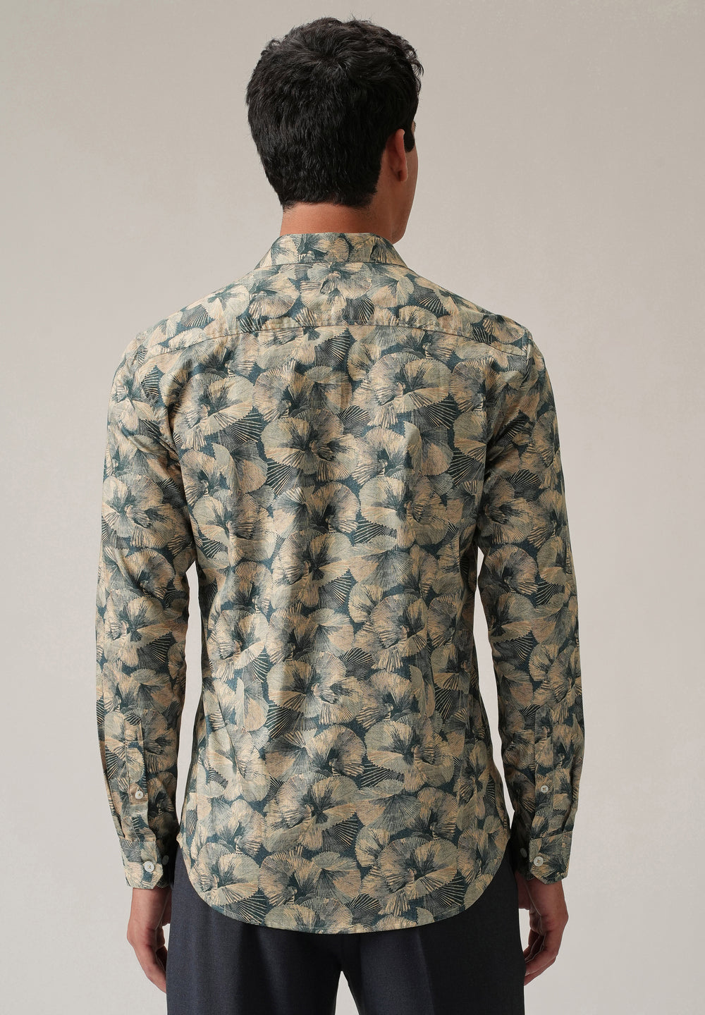 Brushstroke Circle Print Shirt