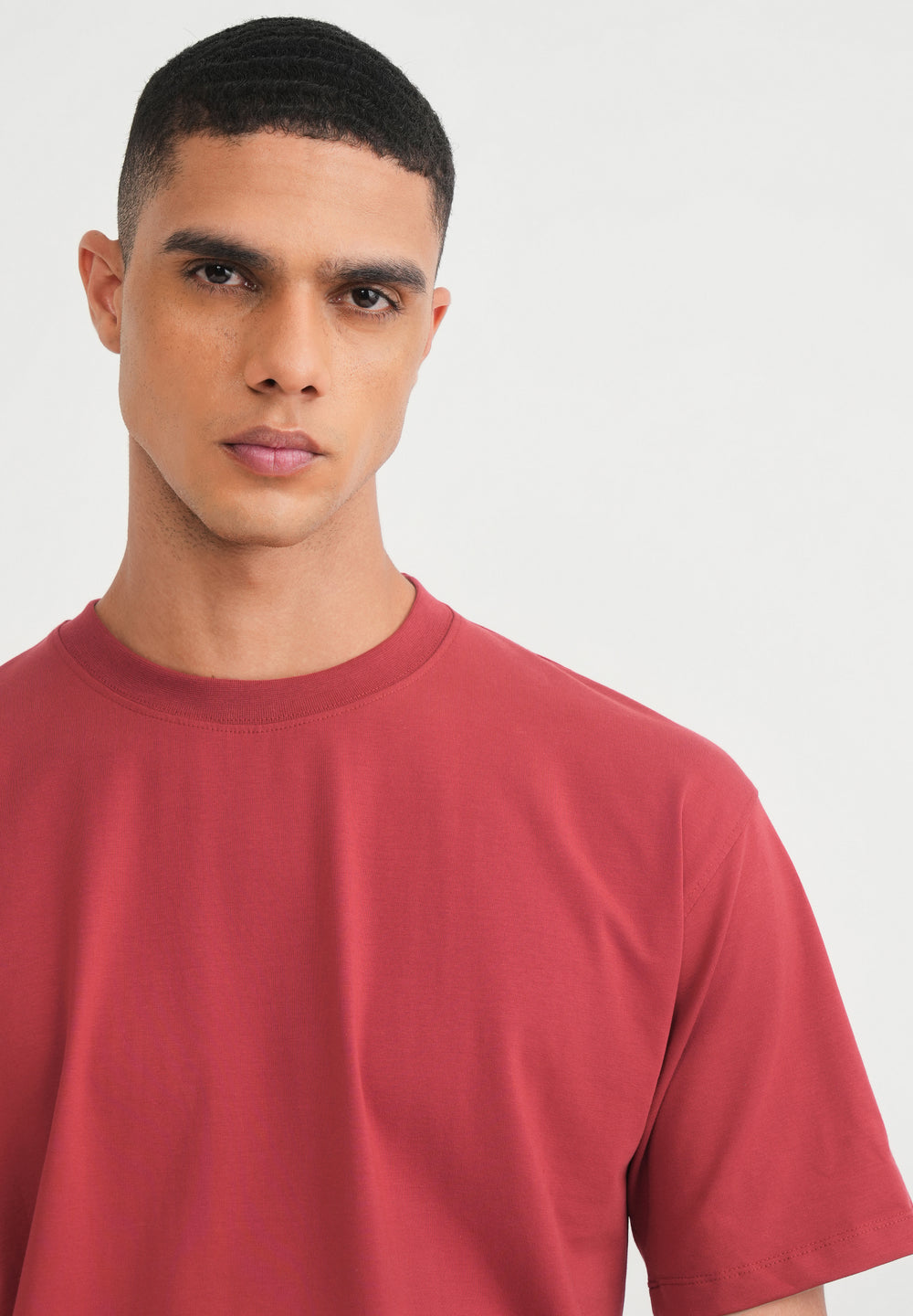 Burnt Red Graphic Printed T-shirt