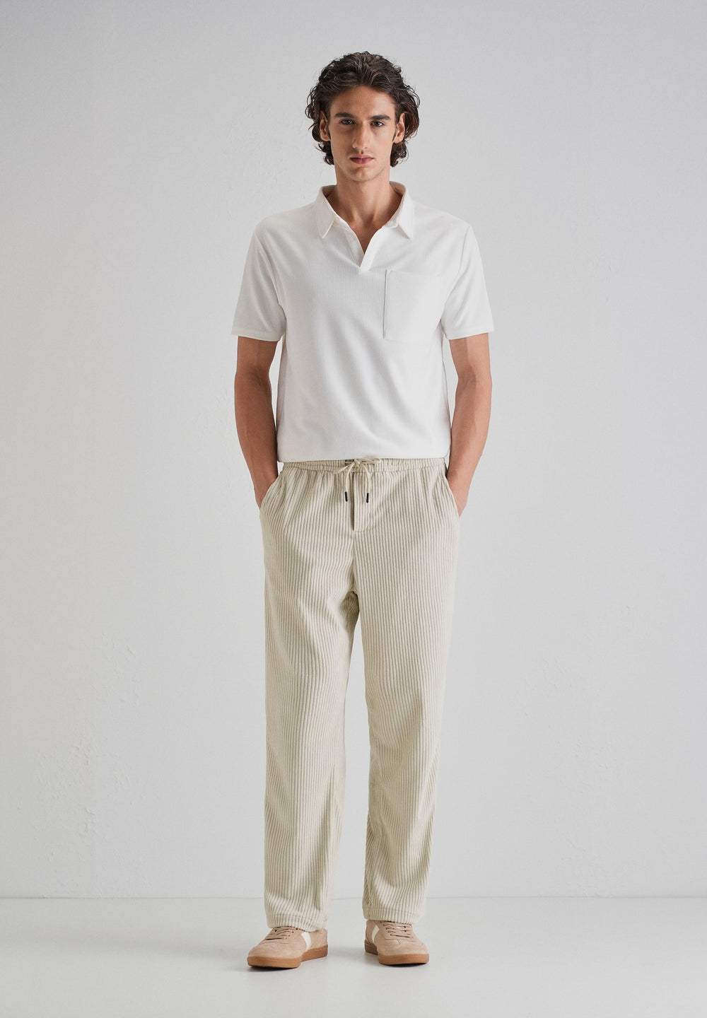 Cannoli Cream Corduroy Pant