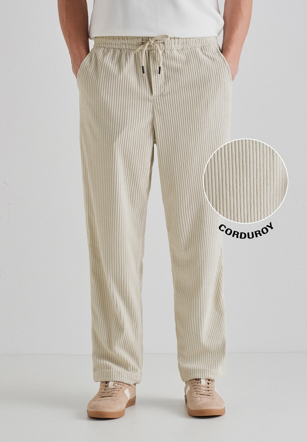 Cannoli Cream Corduroy Pant