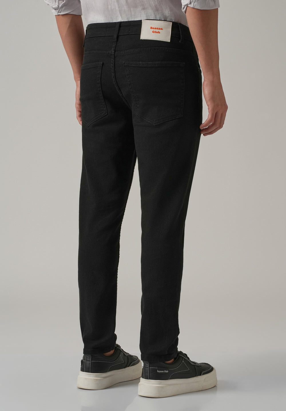 Carrot Fit Black Denim