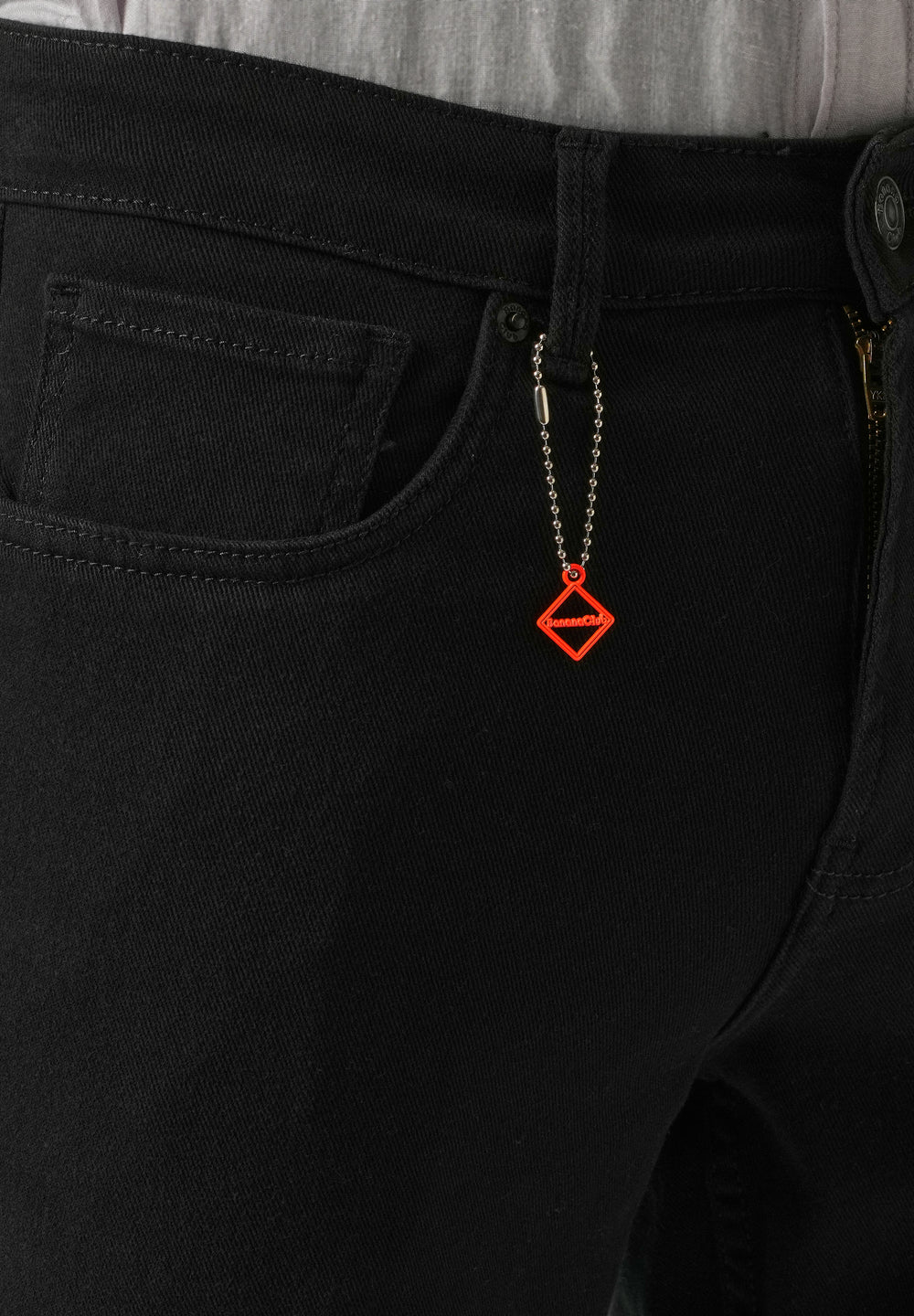 Carrot Fit Black Denim