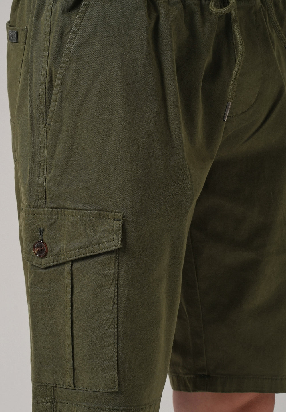 Castleton Green Cotton Cargo Shorts