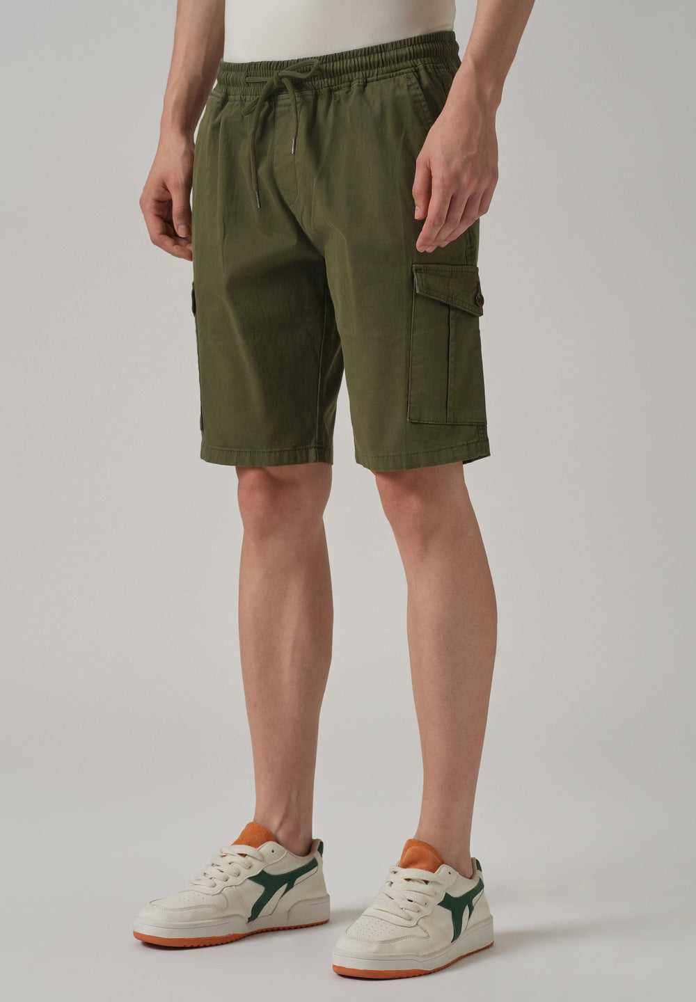 Castleton Green Cotton Cargo Shorts