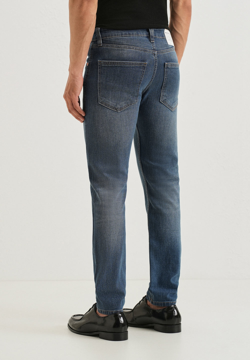 Cerulean Blue Slim Fit Jeans