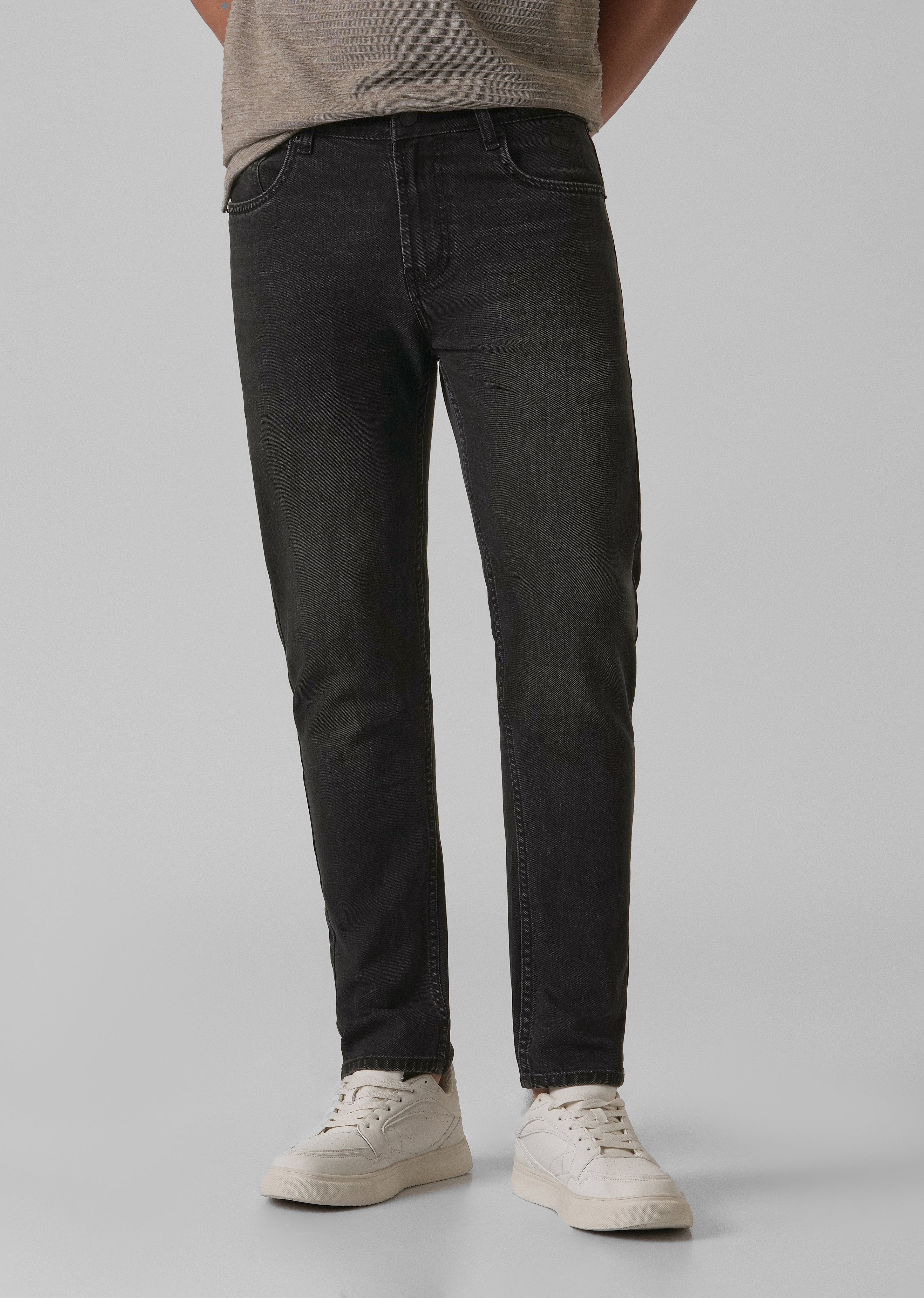 Black Charcoal Slim Fit Jeans