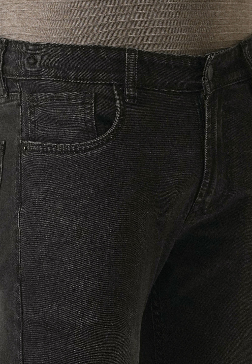 Black Charcoal Slim Fit Jeans