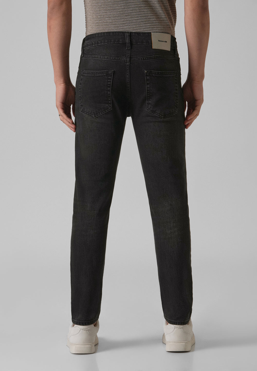 Black Charcoal Slim Fit Jeans