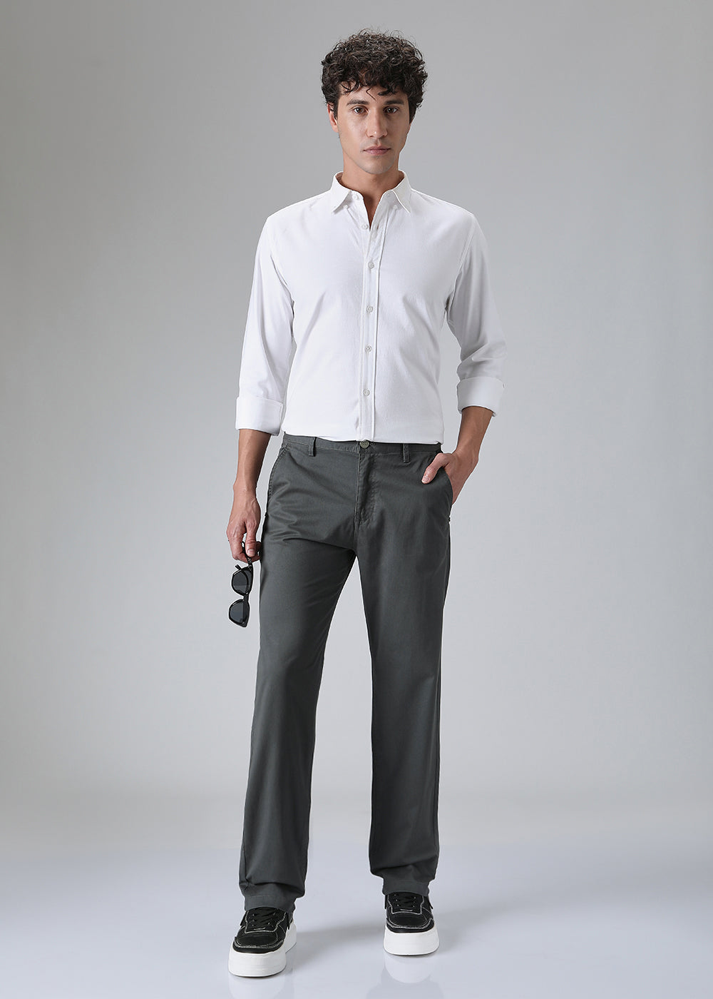 Charcoal Gray Carpenter Pants