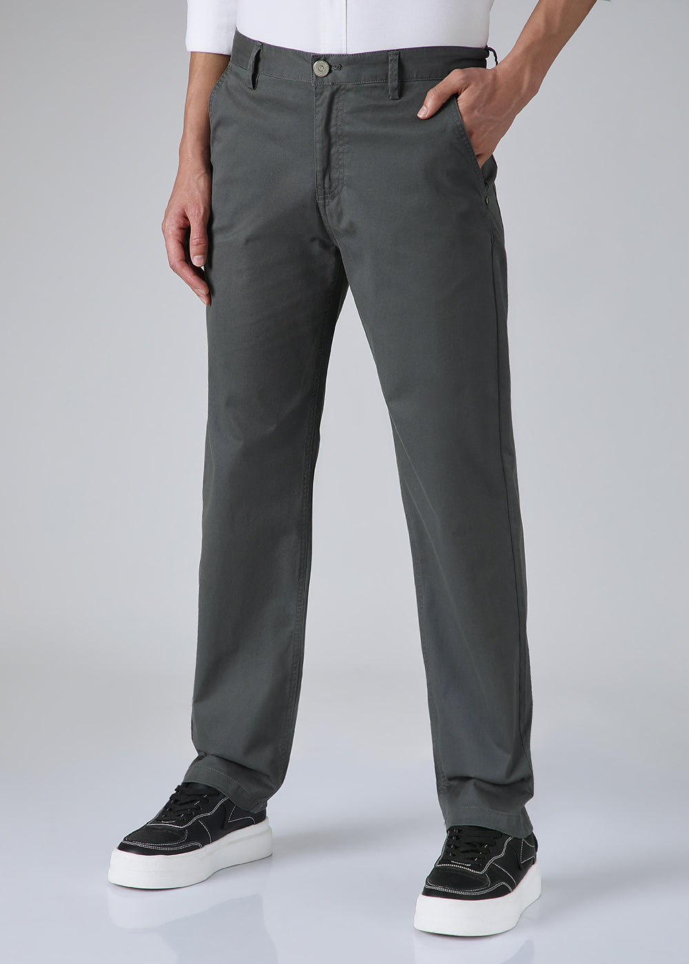 Charcoal Gray Carpenter Pants