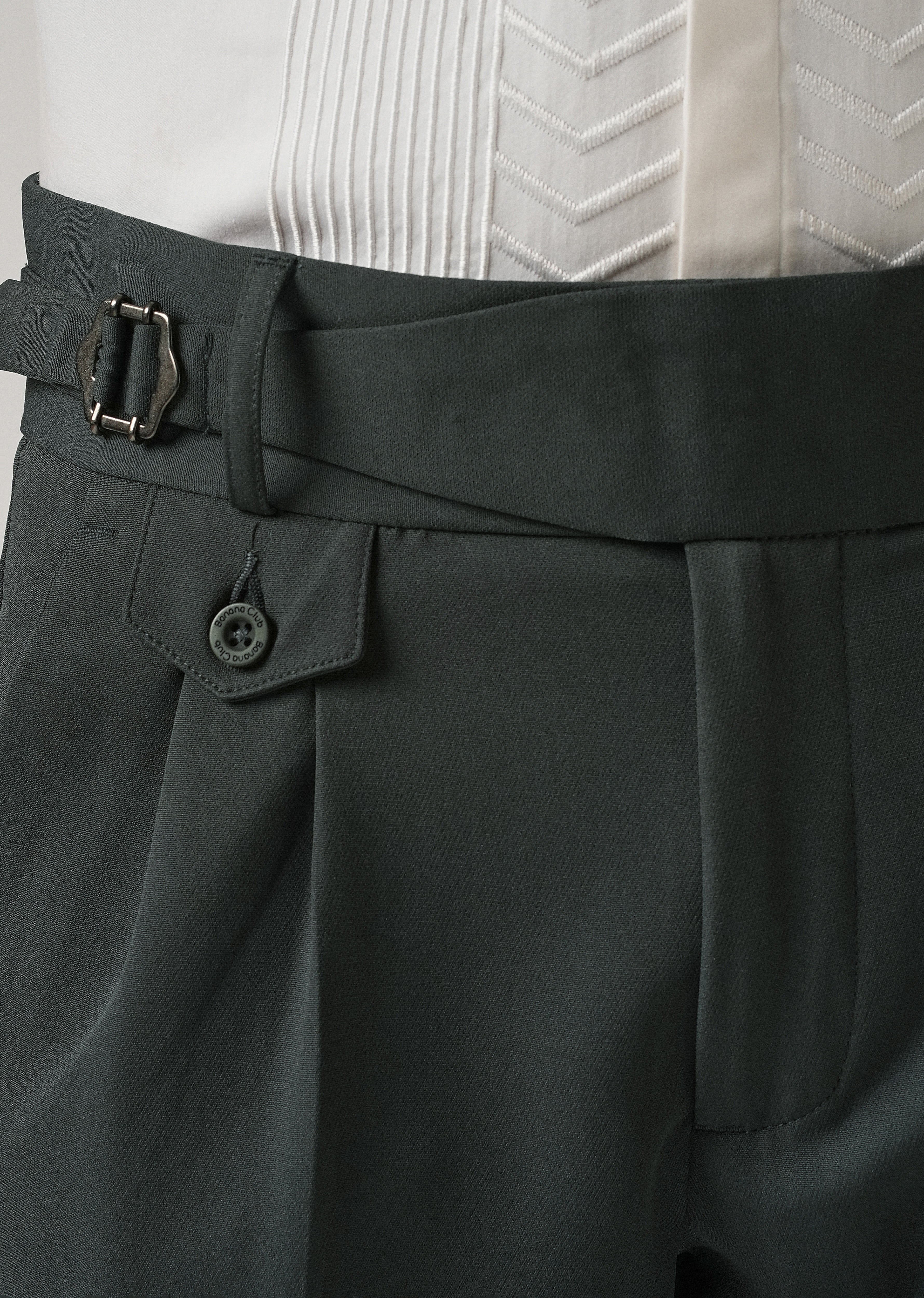 Charcoal Green Gurkha Pant