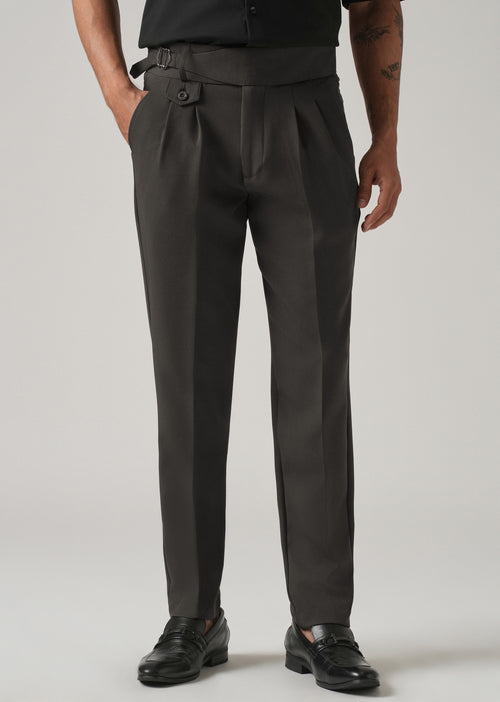 Charcoal Grey Gurkha Pant