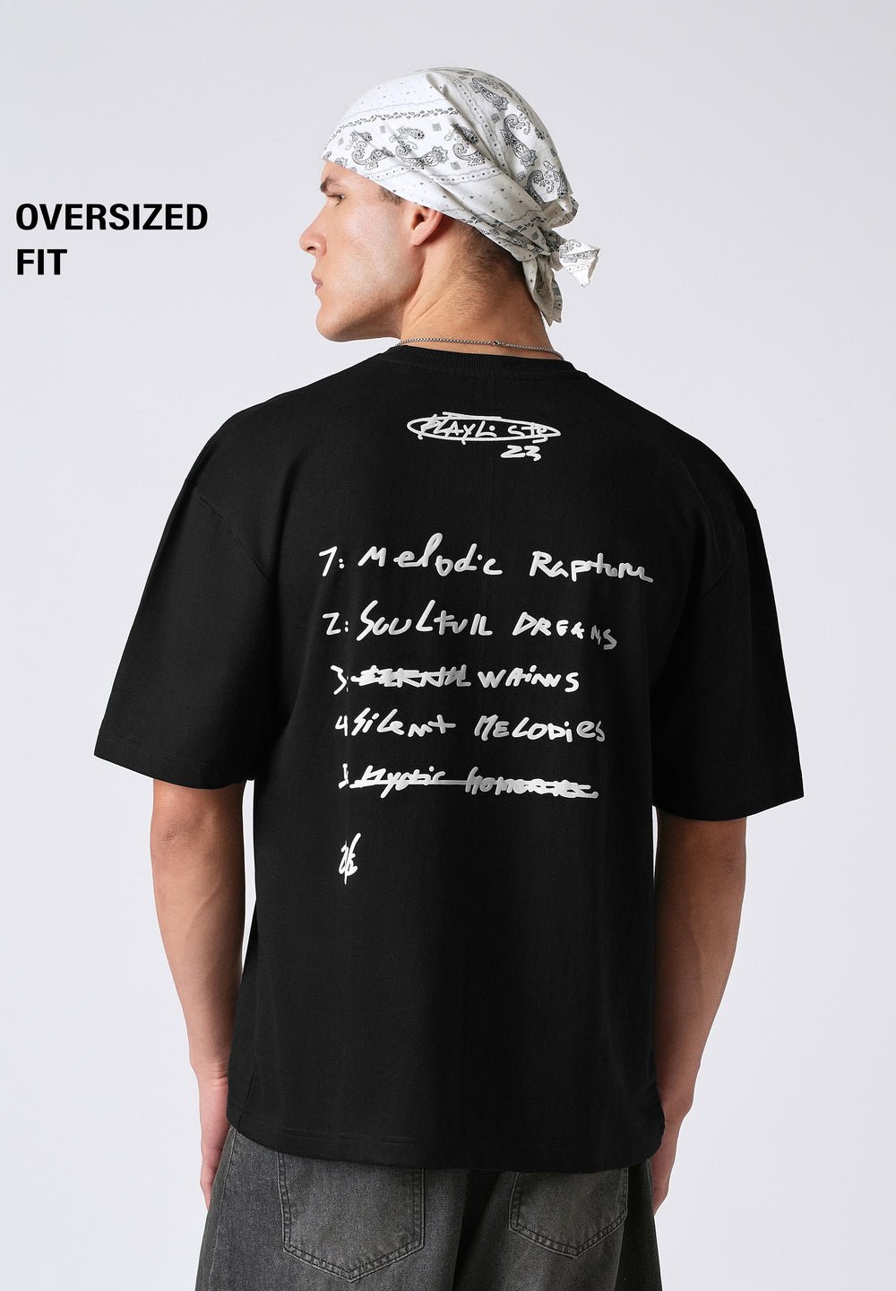 Charcoal Black Oversized T-shirt