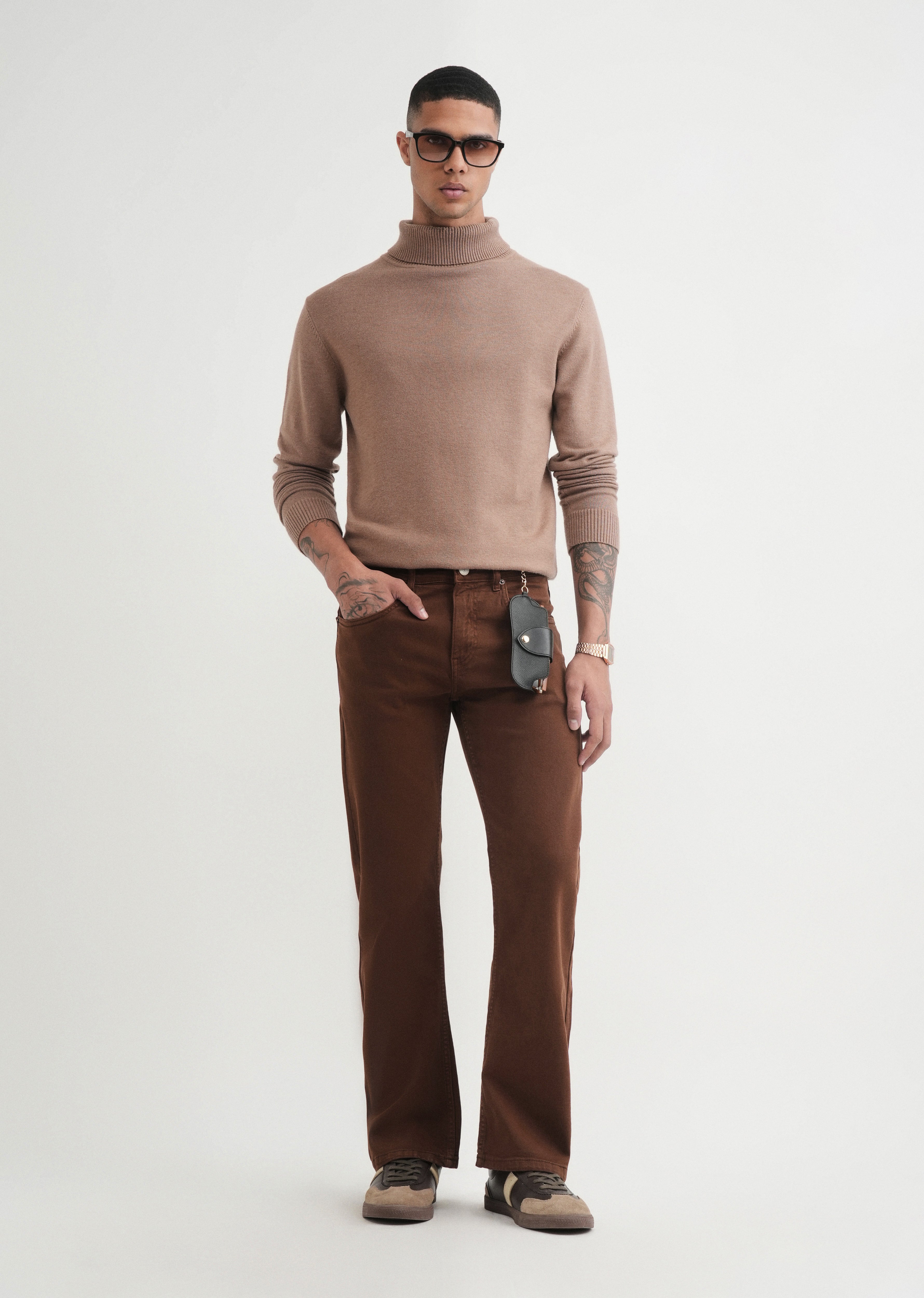 Chocolate Brown Bootcut Jeans