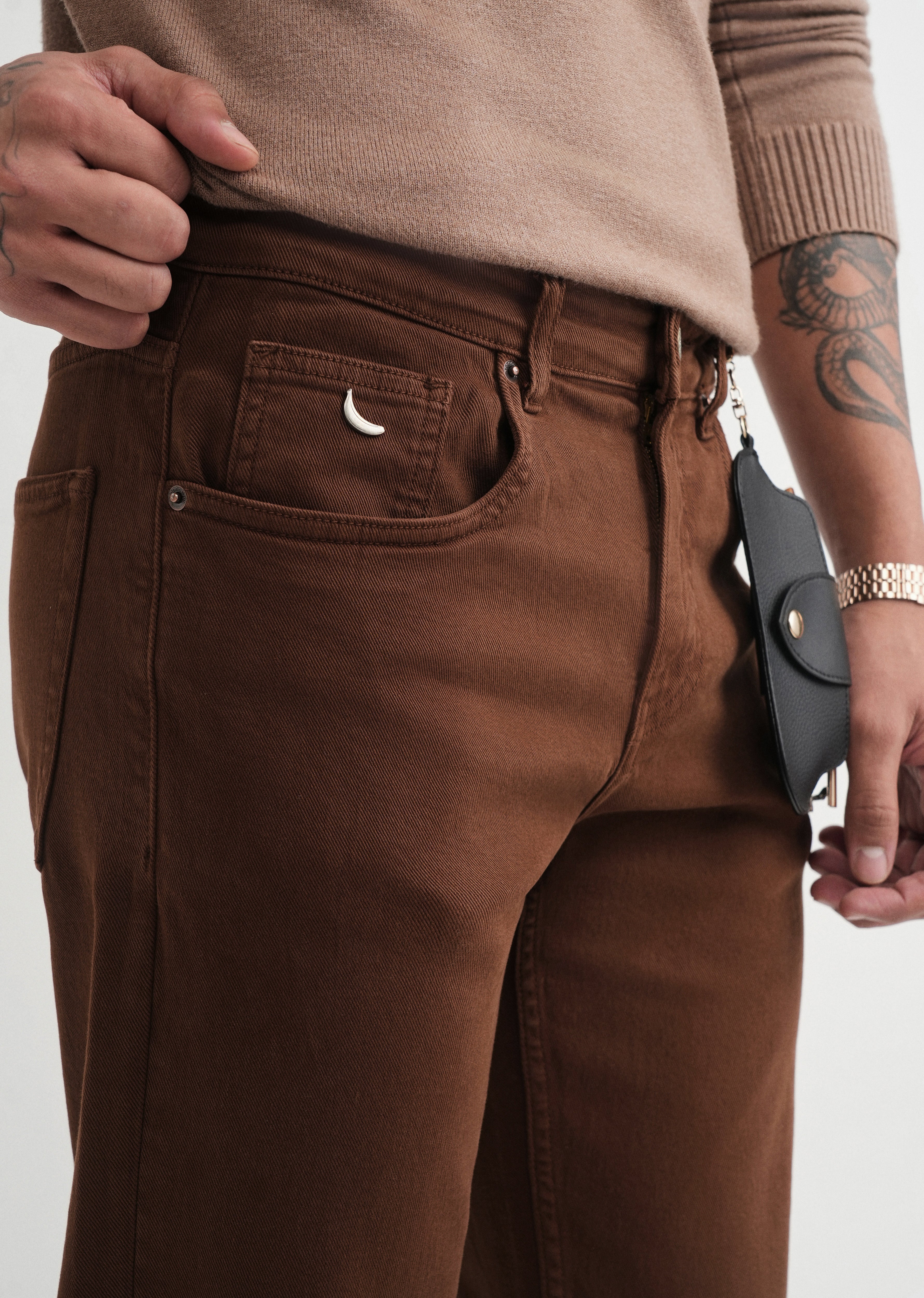Chocolate Brown Bootcut Jeans