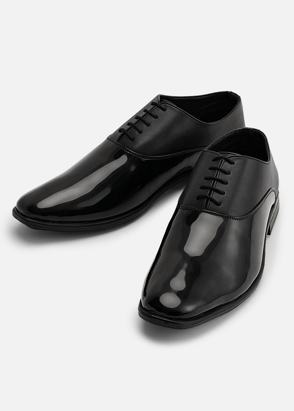 Classic Black Gloss Oxford Shoes