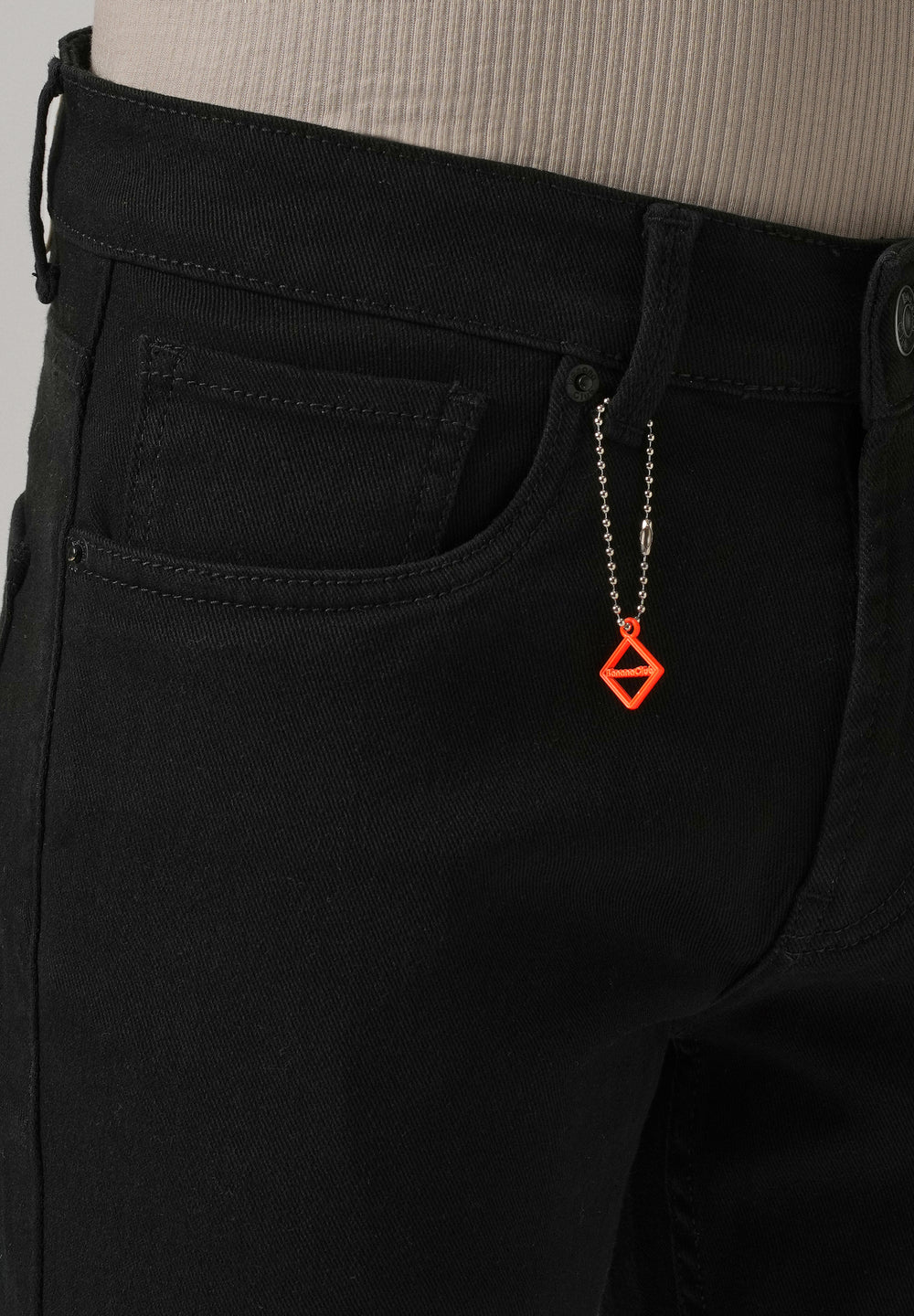 Classic Black Slim Fit Denim