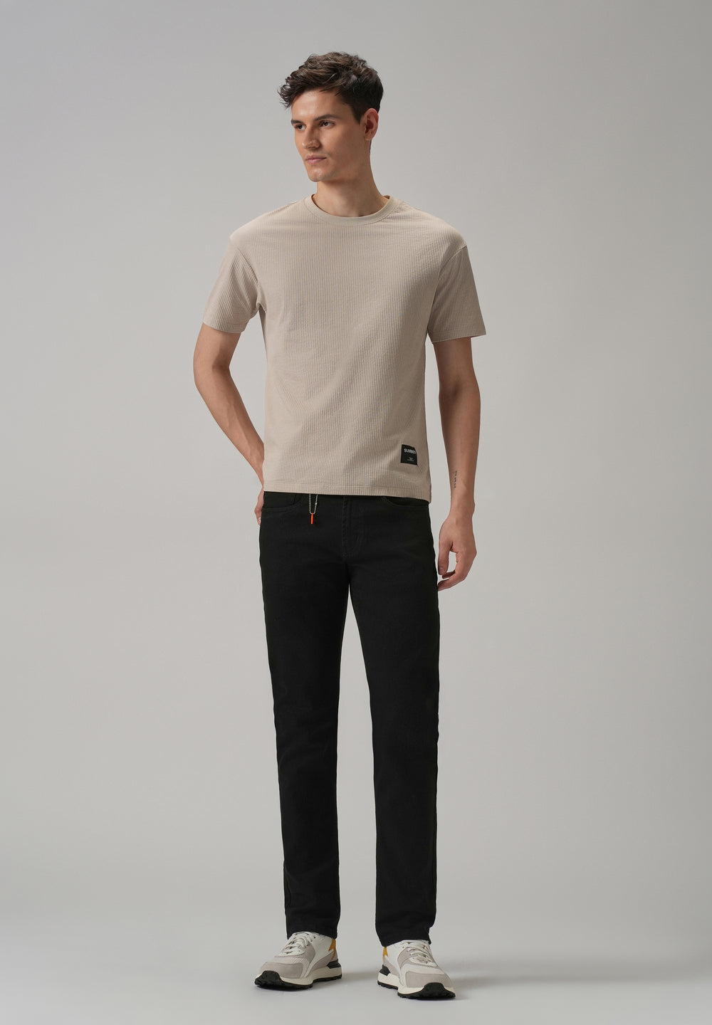 Classic Black Slim Fit Denim