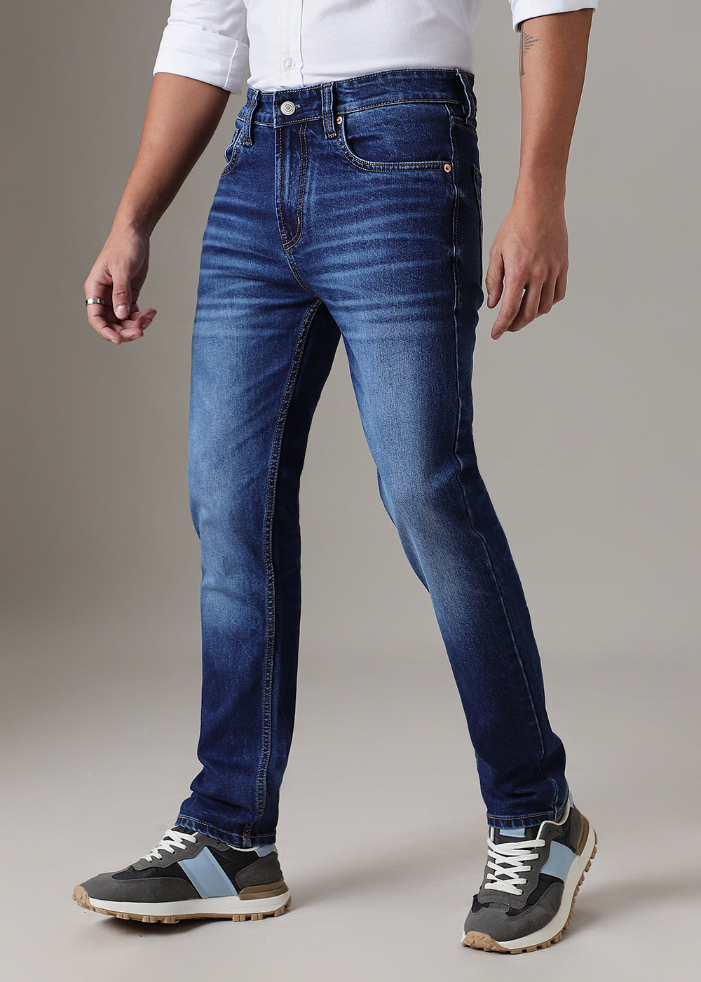 Classic Blue Slim Fit Denim