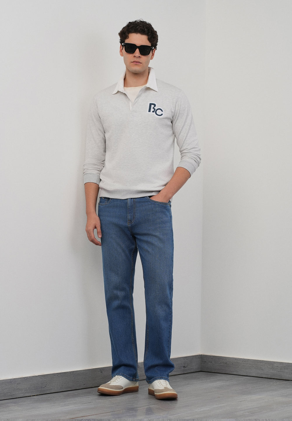 Classic Blue Straight Fit Jeans