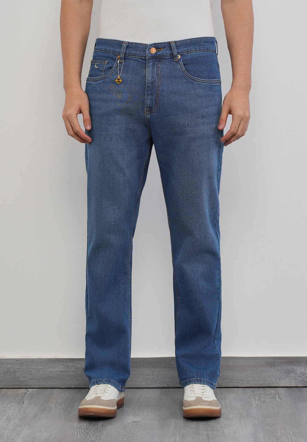 Classic Blue Straight Fit Jeans