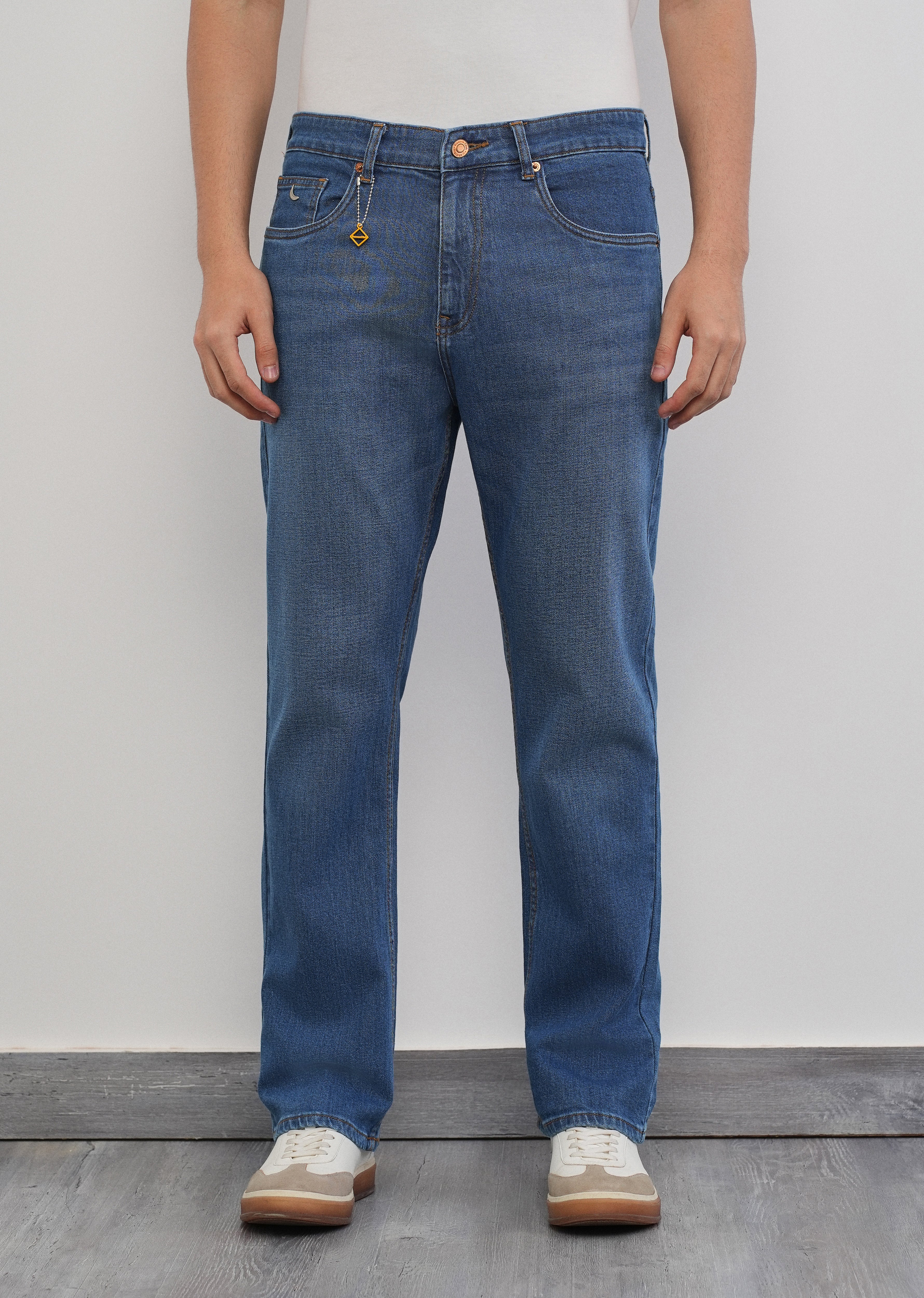 Classic Blue Straight Fit Jeans