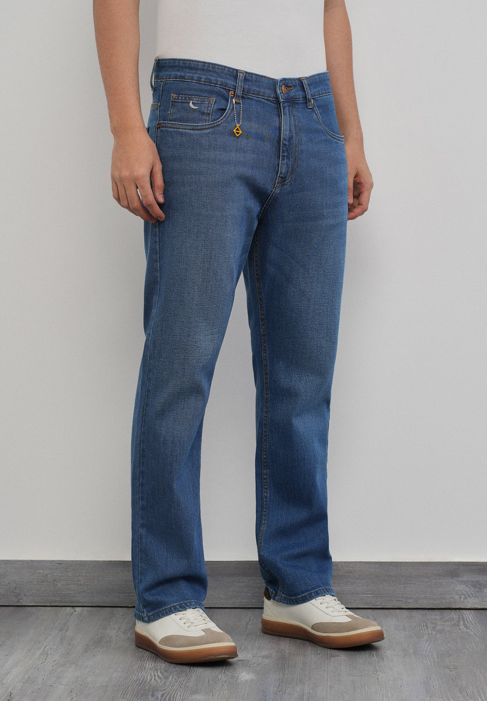 Classic Blue Straight Fit Jeans
