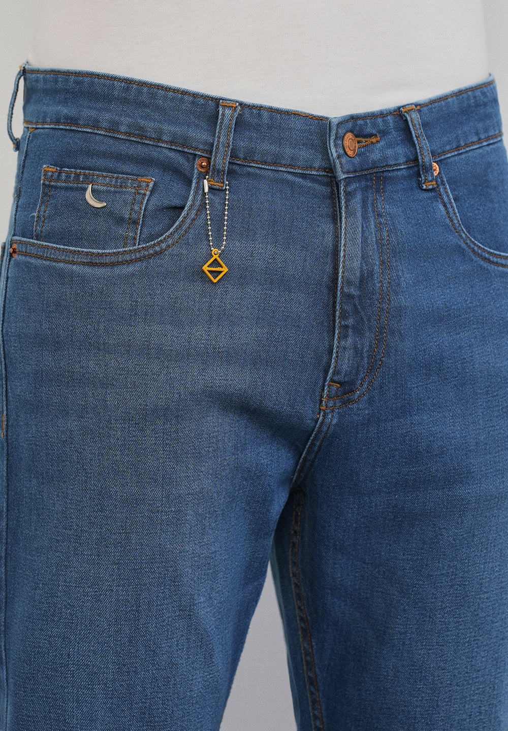 Classic Blue Straight Fit Jeans