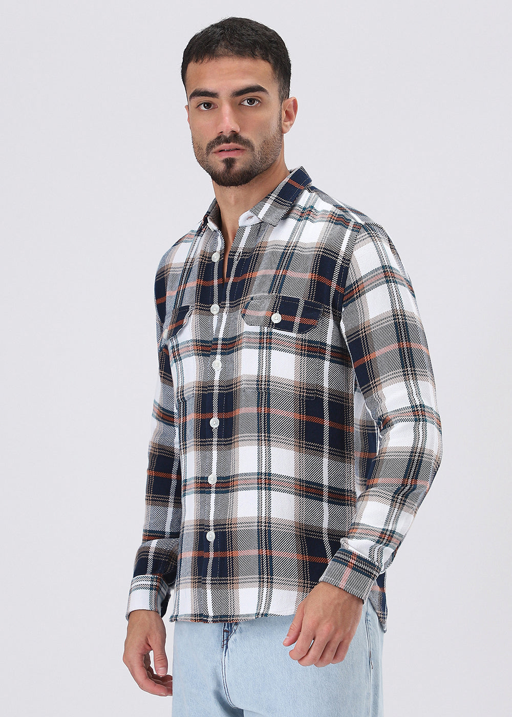 Classic Brushed Cotton Check Shirt