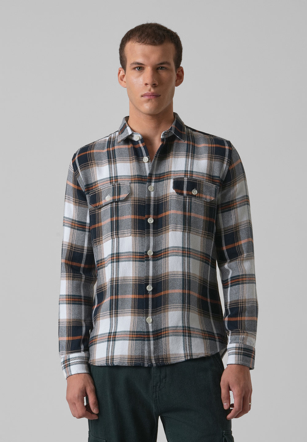 Classic Brushed Cotton Check Shirt