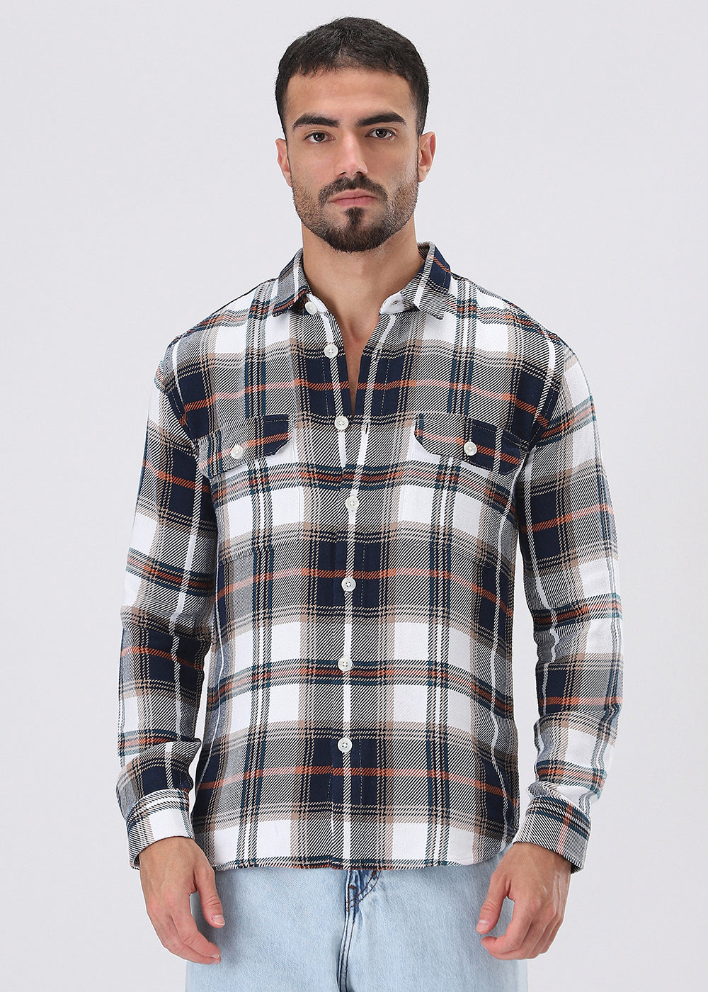 Classic Brushed Cotton Check Shirt