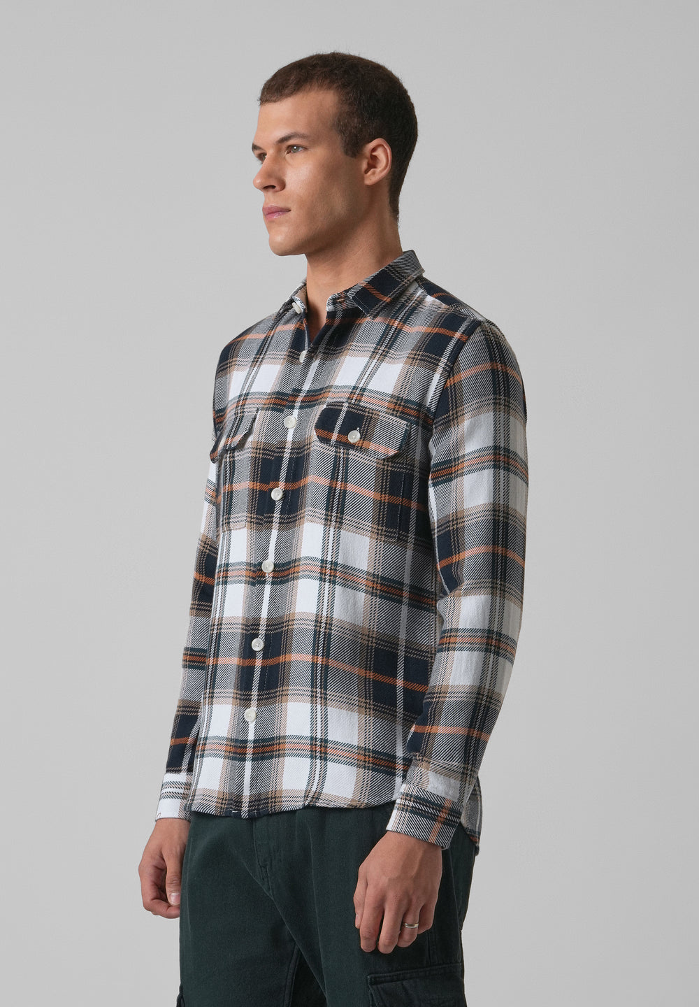 Classic Brushed Cotton Check Shirt